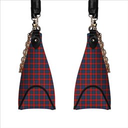 ScotsTee Shop Scottish Fraser of Lovat Modern Tartan Handbag Women's Shoulder Bag With Chain