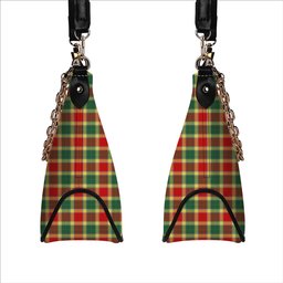 ScotsTee Shop Scottish Gibbs Modern Tartan Handbag Women's Shoulder Bag With Chain