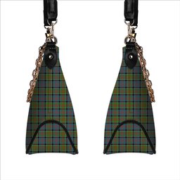 ScotsTee Shop Scottish Donald of Clan Ranald Ancient Tartan Handbag Women's Shoulder Bag With Chain