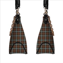 ScotsTee Shop Scottish Ferguson Weathered Tartan Handbag Women's Shoulder Bag With Chain