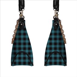 ScotsTee Shop Scottish Dunlop Ancient Tartan Handbag Women's Shoulder Bag With Chain