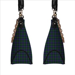ScotsTee Shop Scottish Davidson of Tulloch 2 Tartan Handbag Women's Shoulder Bag With Chain