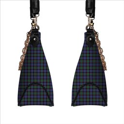 ScotsTee Shop Scottish Fletcher Modern Tartan Handbag Women's Shoulder Bag With Chain