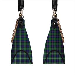 ScotsTee Shop Scottish Davidson of Tulloch Modern Tartan Handbag Women's Shoulder Bag With Chain