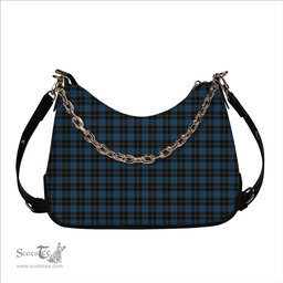 ScotsTee Shop Scottish Ewbank Tartan Handbag Women's Shoulder Bag With Chain