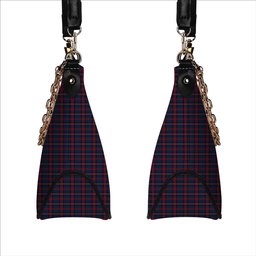 ScotsTee Shop Scottish Evans of Wales Tartan Handbag Women's Shoulder Bag With Chain