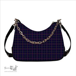 ScotsTee Shop Scottish Fitzgerald Hunting Tartan Handbag Women's Shoulder Bag With Chain