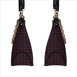 ScotsTee Shop Scottish Donald Modern Tartan Handbag Women's Shoulder Bag With Chain
