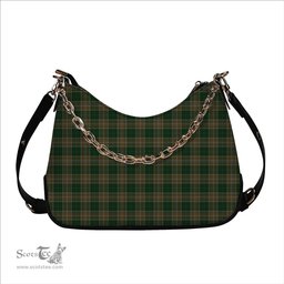 ScotsTee Shop Scottish Fitzsimmons Tartan Handbag Women's Shoulder Bag With Chain