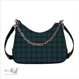 ScotsTee Shop Scottish Forsyth Tartan Handbag Women's Shoulder Bag With Chain