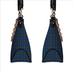 ScotsTee Shop Scottish Edmonstone Modern Tartan Handbag Women's Shoulder Bag With Chain