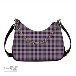 ScotsTee Shop Scottish Dunlop Dress Tartan Handbag Women's Shoulder Bag With Chain