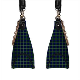 ScotsTee Shop Scottish Forbes Modern Tartan Handbag Women's Shoulder Bag With Chain