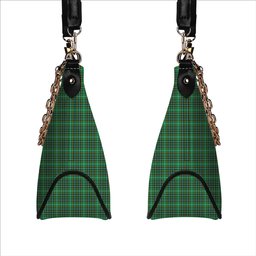 ScotsTee Shop Scottish Forrester Hunting Modern Tartan Handbag Women's Shoulder Bag With Chain