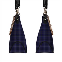 ScotsTee Shop Scottish Frisken Tartan Handbag Women's Shoulder Bag With Chain
