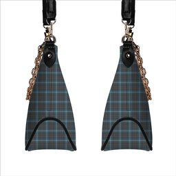 ScotsTee Shop Scottish Essence of Harris Tartan Handbag Women's Shoulder Bag With Chain