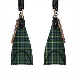 ScotsTee Shop Scottish Farquharson Dress Ancient Tartan Handbag Women's Shoulder Bag With Chain