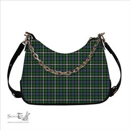 ScotsTee Shop Scottish Farquharson Dress Ancient Tartan Handbag Women's Shoulder Bag With Chain