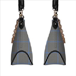 ScotsTee Shop Scottish Gladstanes Modern Tartan Handbag Women's Shoulder Bag With Chain