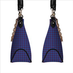 ScotsTee Shop Scottish Elliot Modern Tartan Handbag Women's Shoulder Bag With Chain