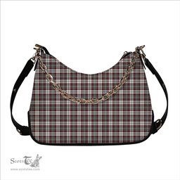 ScotsTee Shop Scottish Dunbar Plaid Modern Tartan Handbag Women's Shoulder Bag With Chain
