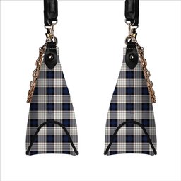 ScotsTee Shop Scottish Fergusson Dress Tartan Handbag Women's Shoulder Bag With Chain