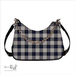 ScotsTee Shop Scottish Fergusson Dress Tartan Handbag Women's Shoulder Bag With Chain