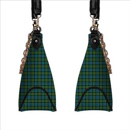ScotsTee Shop Scottish Dundas Ancient Tartan Handbag Women's Shoulder Bag With Chain