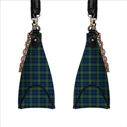 ScotsTee Shop Scottish Forbes Ancient Tartan Handbag Women's Shoulder Bag With Chain