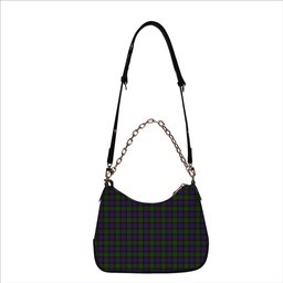 ScotsTee Shop Scottish Donald Tartan Handbag Women's Shoulder Bag With Chain