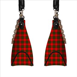 ScotsTee Shop Scottish Dunbar Modern Tartan Handbag Women's Shoulder Bag With Chain