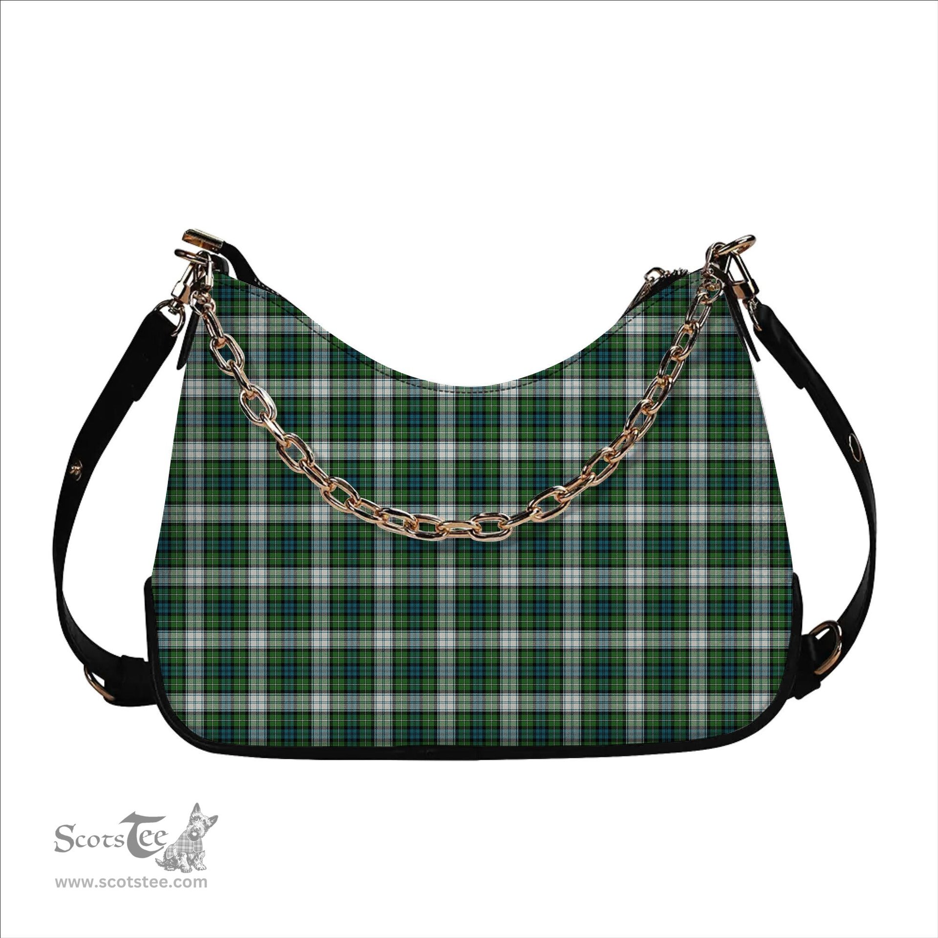 ScotsTee Shop Scottish Forbes Dress Ancient Tartan Handbag Women's Shoulder Bag With Chain