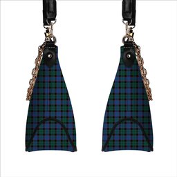 ScotsTee Shop Scottish Ferguson of Balquhidder Modern Tartan Handbag Women's Shoulder Bag With Chain