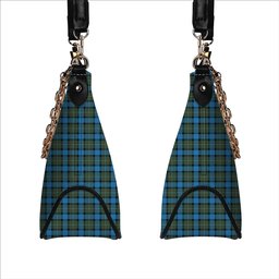ScotsTee Shop Scottish Fergusson Ancient Tartan Handbag Women's Shoulder Bag With Chain