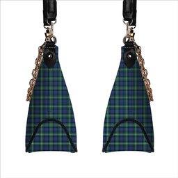 ScotsTee Shop Scottish Davidson of Tulloch SC Tartan Handbag Women's Shoulder Bag With Chain