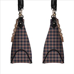 ScotsTee Shop Scottish Fraser Red Dress Tartan Handbag Women's Shoulder Bag With Chain
