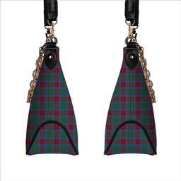 ScotsTee Shop Scottish Fraser of Altyre Ancient Tartan Handbag Women's Shoulder Bag With Chain