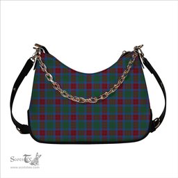 ScotsTee Shop Scottish Fraser of Altyre Ancient Tartan Handbag Women's Shoulder Bag With Chain