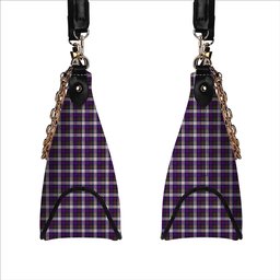 ScotsTee Shop Scottish Donald Dress Modern Tartan Handbag Women's Shoulder Bag With Chain