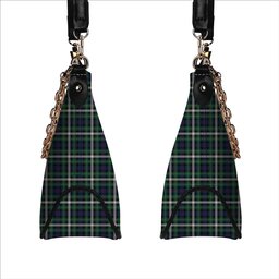 ScotsTee Shop Scottish Farquharson Dress Modern Tartan Handbag Women's Shoulder Bag With Chain