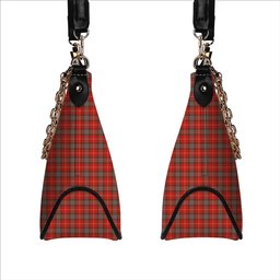 ScotsTee Shop Scottish Fraser Weathered Tartan Handbag Women's Shoulder Bag With Chain