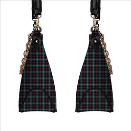 ScotsTee Shop Scottish Davidson Double Modern Tartan Handbag Women's Shoulder Bag With Chain