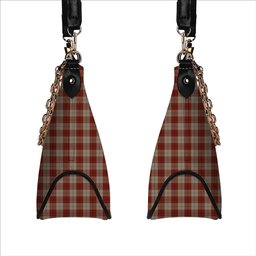 ScotsTee Shop Scottish Davidson Dress Dancers Tartan Handbag Women's Shoulder Bag With Chain