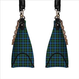 ScotsTee Shop Scottish Fergusson of Balquhidder Ancient Tartan Handbag Women's Shoulder Bag With Chain