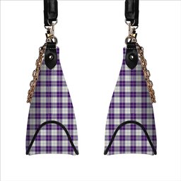 ScotsTee Shop Scottish Dunlop Dress Modern Tartan Handbag Women's Shoulder Bag With Chain