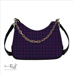 ScotsTee Shop Scottish Dundonald Tartan Handbag Women's Shoulder Bag With Chain