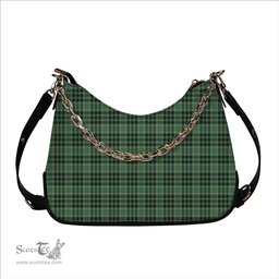 ScotsTee Shop Scottish Donald Lord of the Isles Hunting Tartan Handbag Women's Shoulder Bag With Chain