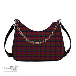 ScotsTee Shop Scottish Fitzgerald Dress Tartan Handbag Women's Shoulder Bag With Chain