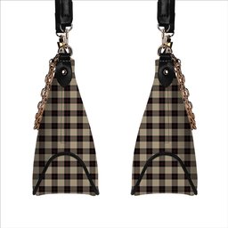 ScotsTee Shop Scottish Dunlop Hunting Ancient Tartan Handbag Women's Shoulder Bag With Chain