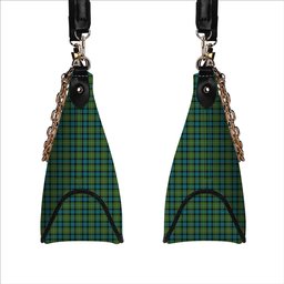 ScotsTee Shop Scottish Ferguson Ancient Clan Tartan Handbag Women's Shoulder Bag With Chain